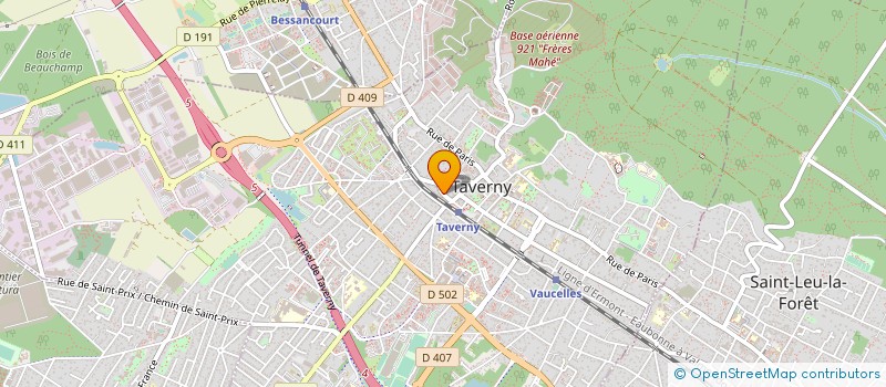 localisation de l'entreprise BM BROKERS à TAVERNY