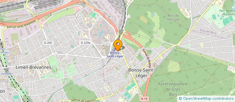 localisation de l'entreprise BM BSL à BOISSY-SAINT-LEGER
