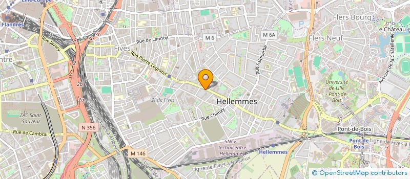localisation de l'entreprise BM BURGER à LILLE