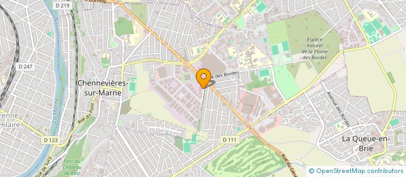 localisation de l'entreprise BM BYMYCAR BAC à CHENNEVIERES-SUR-MARNE