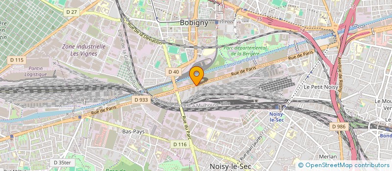 localisation de l'entreprise BM BYMYCAR MOTOROAD à NOISY-LE-SEC