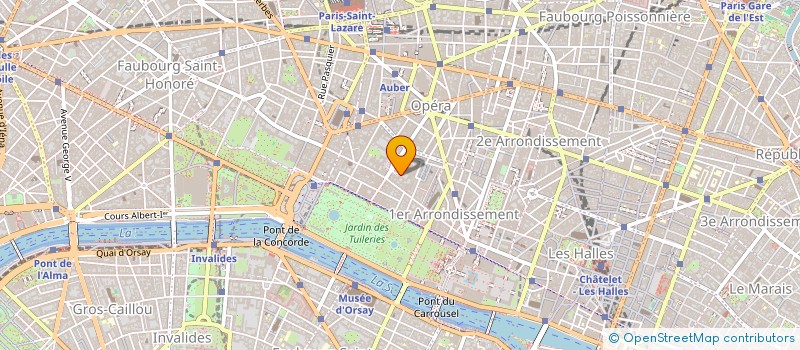 localisation de l'entreprise BM CAPITAL à PARIS