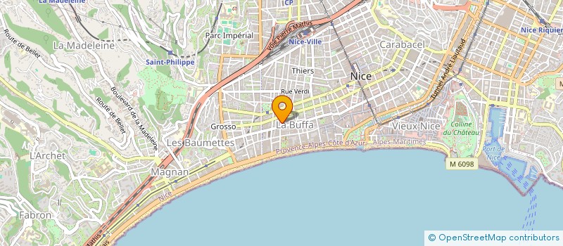 localisation de l'entreprise BM CONCEPT à NICE