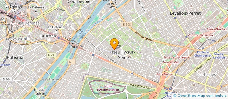 localisation de l'entreprise BM CONSEIL à NEUILLY-SUR-SEINE
