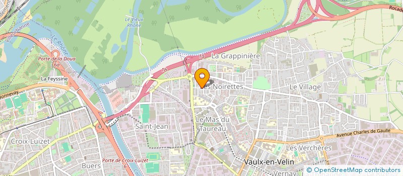 localisation de l'entreprise BM CONSTRUCTION  VAULX-EN-VELIN