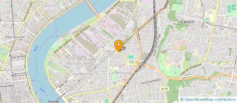 localisation de l'entreprise BM CONSTRUCTION à BORDEAUX