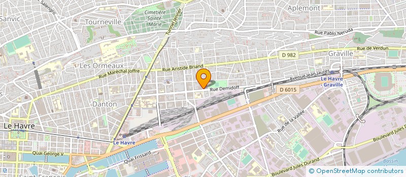 localisation de l'entreprise BM CONSTRUCTIONS à LE HAVRE