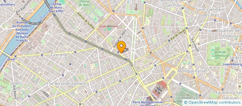 localisation de l'entreprise BM-CONSULTING 98  PARIS