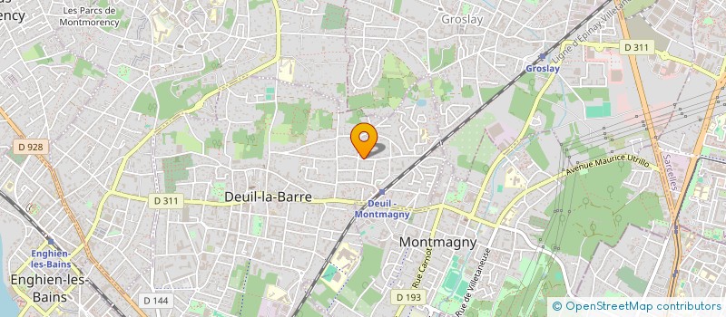 localisation de l'entreprise BM CONSULTING  DEUIL-LA-BARRE