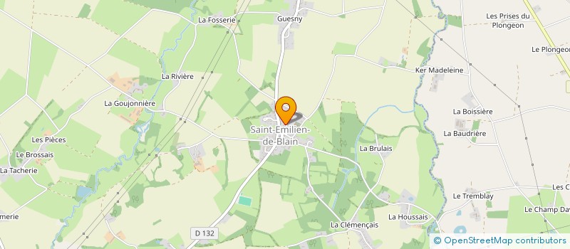 localisation de l'entreprise BM CONTROLE  BLAIN