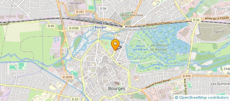 localisation de l'entreprise BM COURTAGE 18 à BOURGES