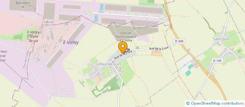 localisation de l'entreprise BM COUVERTURE à HAYNECOURT