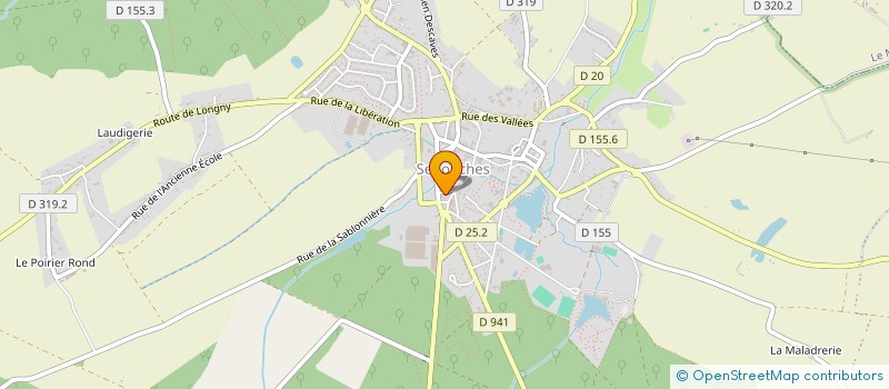 localisation de l'entreprise BM DECO à SENONCHES