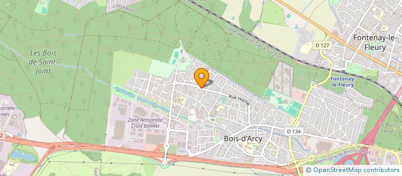 localisation de l'entreprise BM DECOR  BOIS-D'ARCY