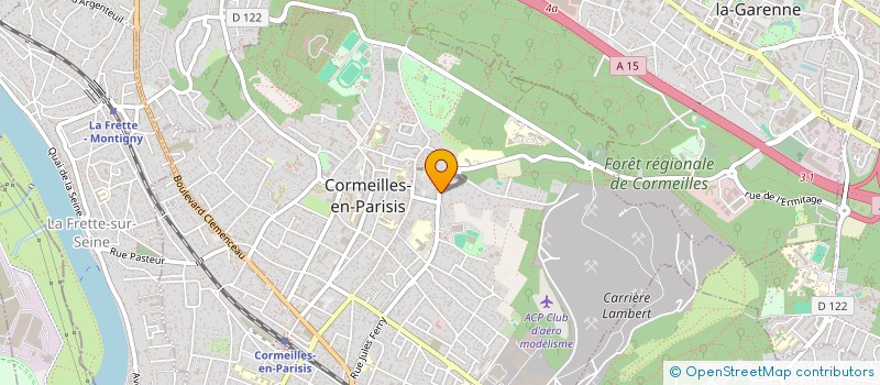 localisation de l'entreprise BM DIAG EXPERTISES à CORMEILLES-EN-PARISIS