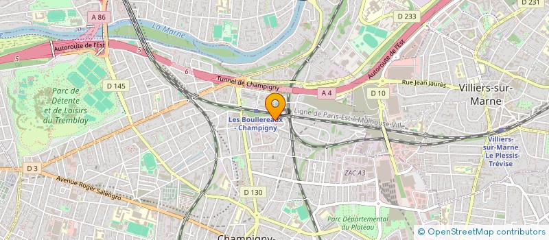 localisation de l'entreprise BM DIAG IMMO à CHAMPIGNY-SUR-MARNE