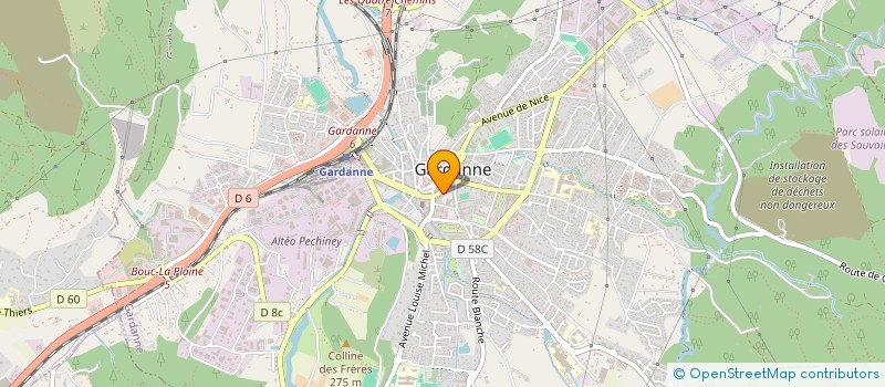 localisation de l'entreprise BM DISTRIBUTION à GARDANNE