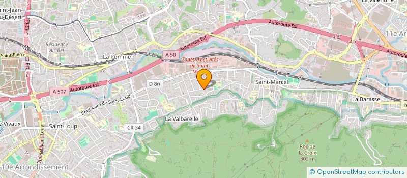 localisation de l'entreprise BM DRIVE à MARSEILLE