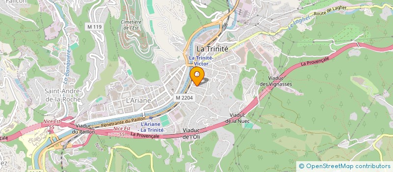 localisation de l'entreprise BM DRIVER  LA TRINITE