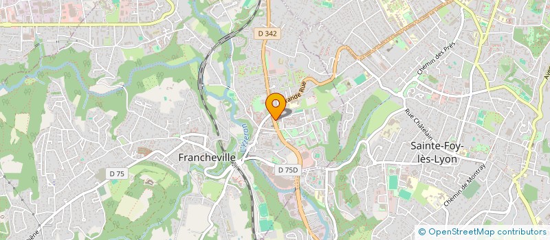 localisation de l'entreprise BM ECOMOVE TRANSPORT  FRANCHEVILLE