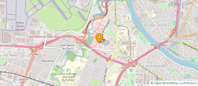 localisation de l'entreprise BM EDITIONS à TOULOUSE