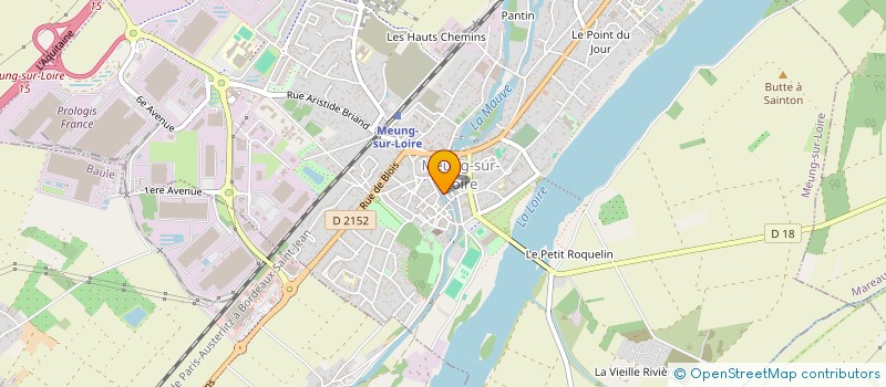 localisation de l'entreprise BM ET E  MEUNG-SUR-LOIRE