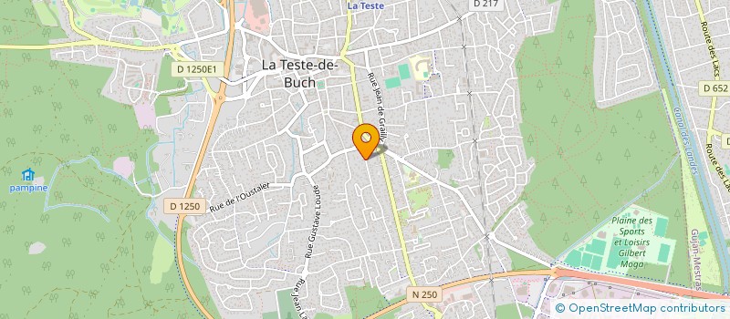 localisation de l'entreprise BM EVENT CONSEIL à LA TESTE-DE-BUCH