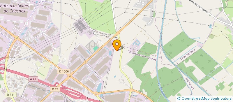 localisation de l'entreprise BM EVENTS  SAINT-QUENTIN-FALLAVIER