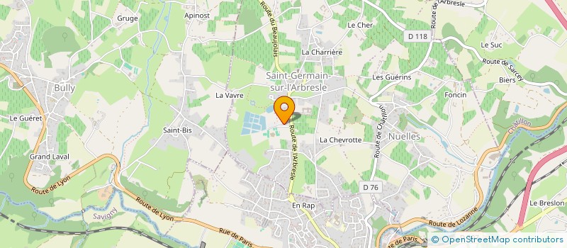 localisation de l'entreprise BM EXPERTISE  SAINT-GERMAIN-NUELLES