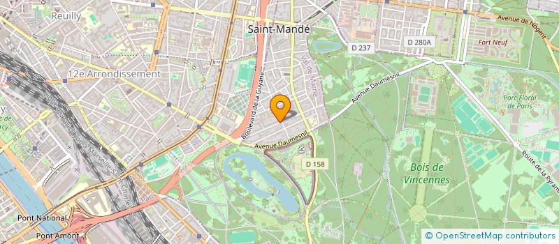 localisation de l'entreprise BM EXPERTISES & AUDIT à SAINT-MANDE