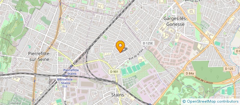 localisation de l'entreprise BM EXPRESS à STAINS
