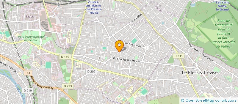 localisation de l'entreprise BM EXPRESS à CHAMPIGNY-SUR-MARNE