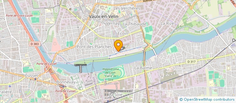 localisation de l'entreprise BM FONCIERE  VAULX-EN-VELIN