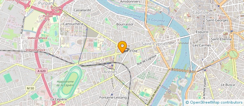 localisation de l'entreprise BM FOOD  TOULOUSE