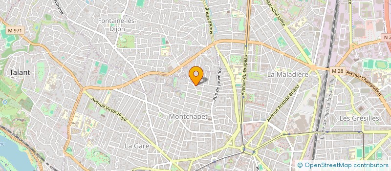 localisation de l'entreprise BM FORM'ACTION à DIJON