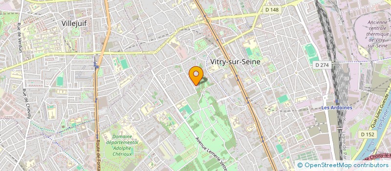 localisation de l'entreprise BM FORMATIONS à VITRY-SUR-SEINE