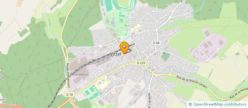 localisation de l'entreprise BM FUTUR à VITTEL