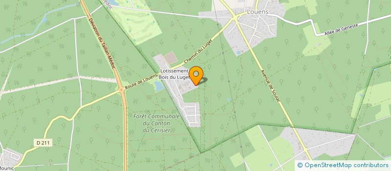 localisation de l'entreprise BM GROUPE  ARSAC