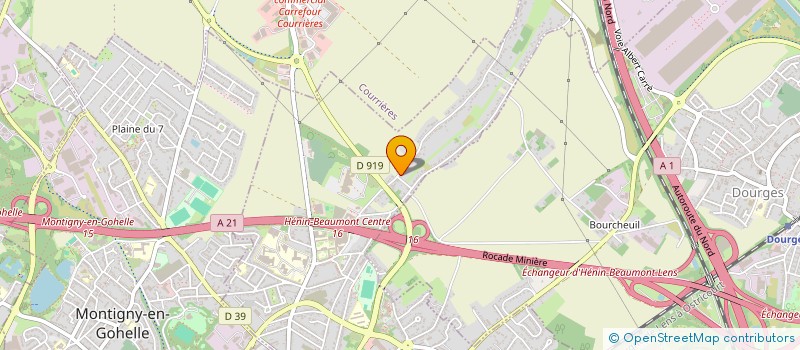 localisation de l'entreprise BM GROUPE  HENIN-BEAUMONT