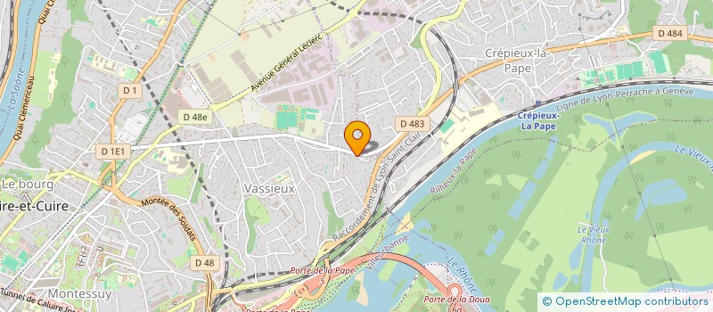 localisation de l'entreprise BM HOLDING  CALUIRE-ET-CUIRE