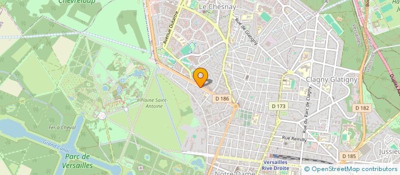 localisation de l'entreprise BM HOME  VERSAILLES