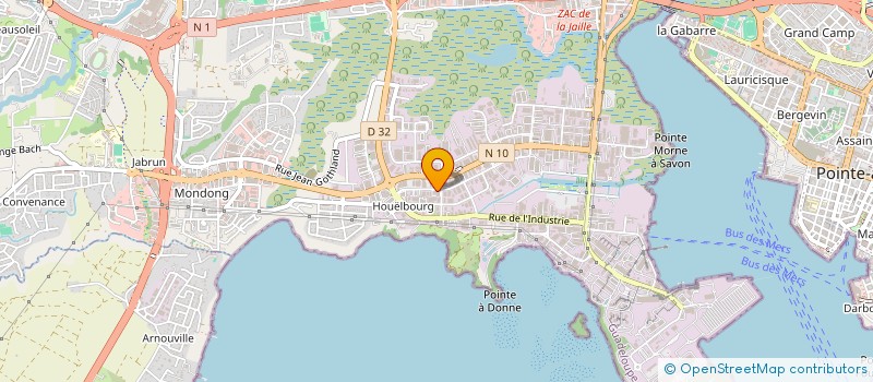 localisation de l'entreprise BM HORIZON  BAIE-MAHAULT