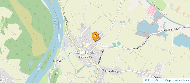 localisation de l'entreprise BM IMMO 45  SAINT-BENOIT-SUR-LOIRE
