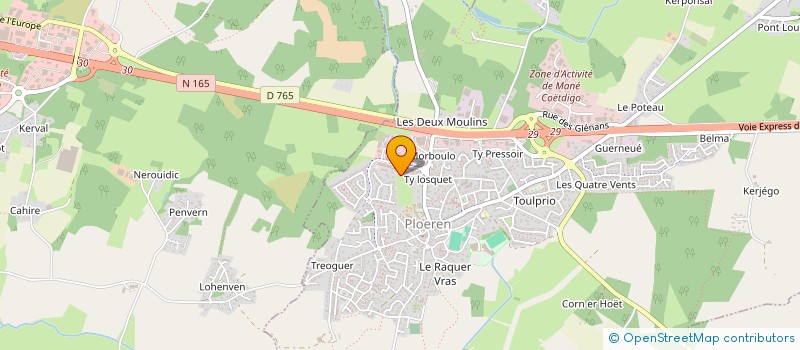 localisation de l'entreprise BM IMMO 56  PLOEREN