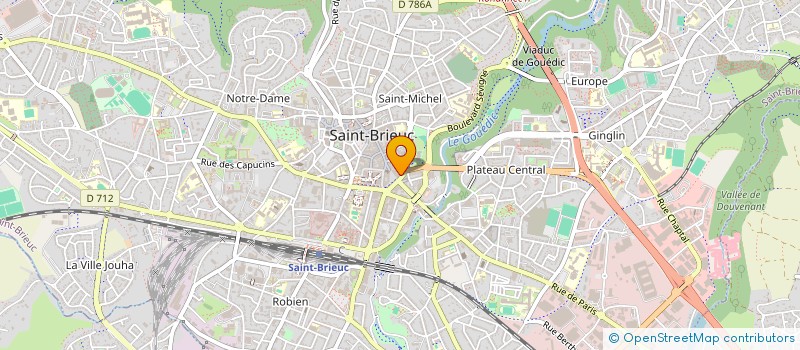 localisation de l'entreprise BM IMMO à SAINT-BRIEUC