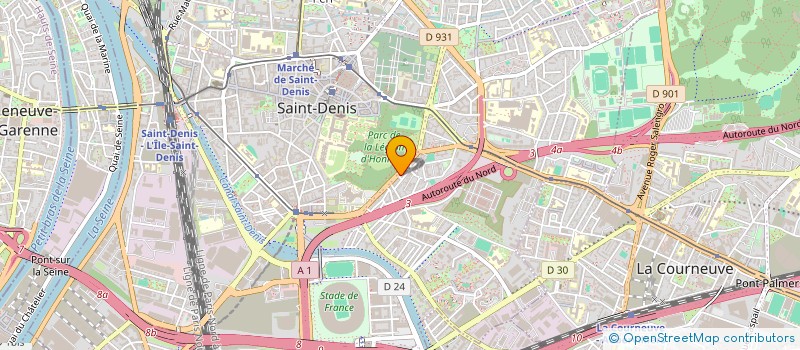 localisation de l'entreprise BM IMMO à SAINT-DENIS