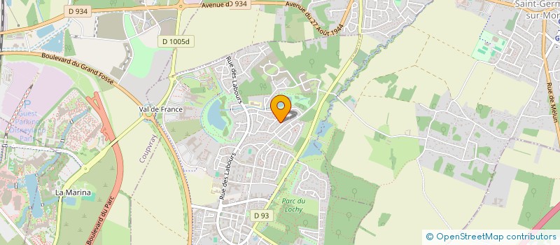 localisation de l'entreprise BM IMMO  MAGNY-LE-HONGRE