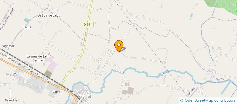 localisation de l'entreprise BM IMMO  FAUILLET