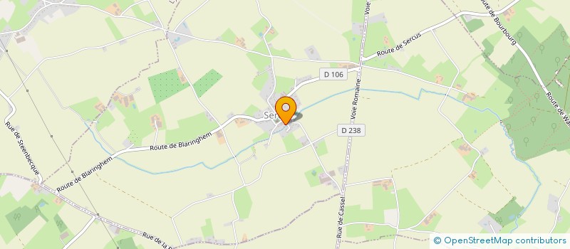 localisation de l'entreprise BM IMMO  SERCUS