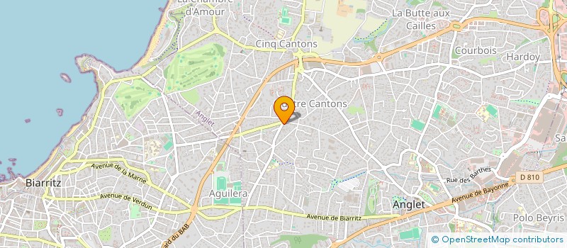 localisation de l'entreprise BM IMMOBILIER  ANGLET